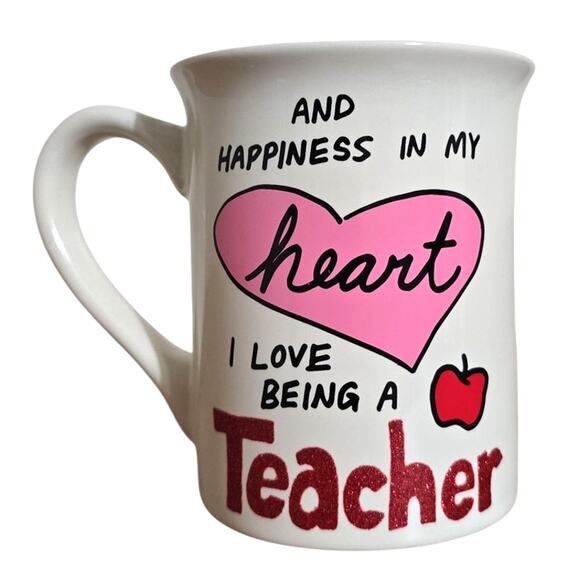 Glitter Glue Marker Teacher Mug Funny Coffee Cup Teacher Appreciation Gift 16OZ - Picture 4 of 8